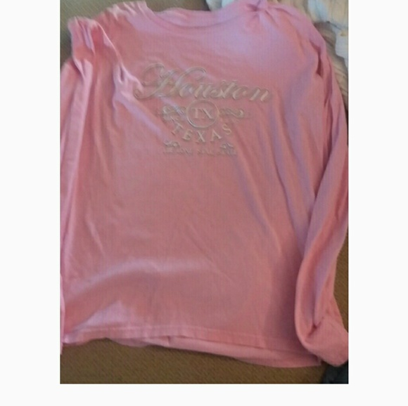 Tops - ⭐⭐Pink Houston, Texas Long Sleeve Shirt XXL⭐⭐